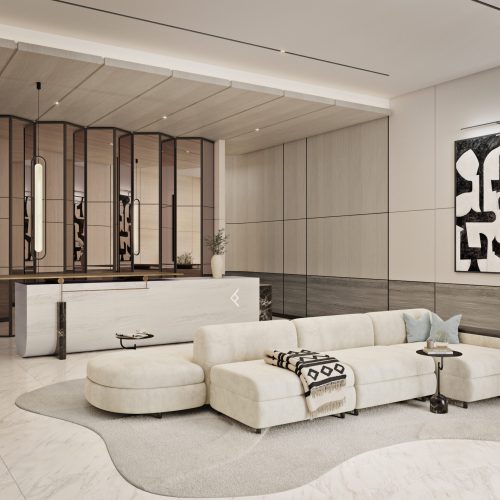 One River Point_Lobby Reception